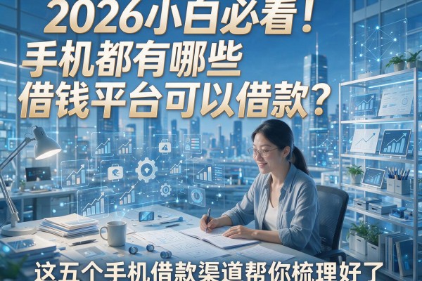 2026小白必看！手机都有哪些借钱平台可以借款？这五个手机借款渠道帮你梳理好了