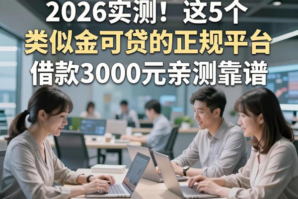 2026实测!这5个类似金可贷的正规平台,借款3000元亲测靠谱