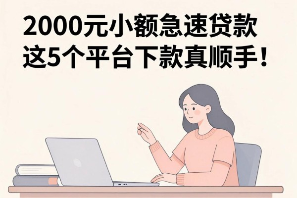 2000元小额急速贷款，这5个平台下款真顺手！