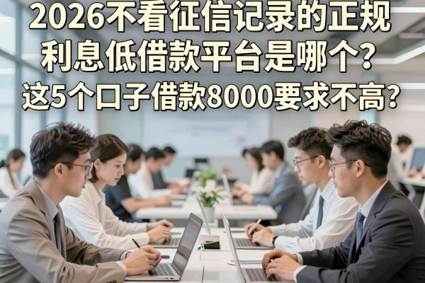 2026不看征信记录的正规利息低借款平台是哪个?这5个口子借款8000要求不高!