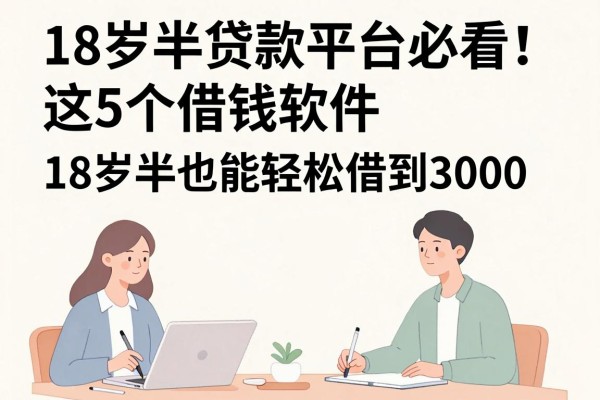 18岁半贷款平台必看!这5个借钱软件,18岁半也能轻松借到3000