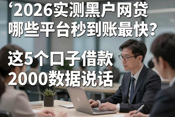2026实测黑户网贷哪些平台秒到账最快?这5个口子借款2000数据说话!