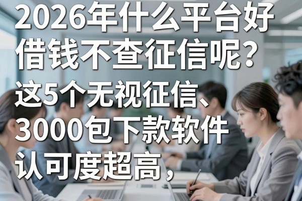 2026年什么平台好借钱不查征信呢？这5个无视征信、3000包下款软件认可度超高！