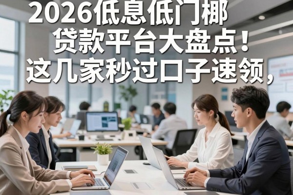 2026低息低门槛贷款平台大盘点!这几家秒过口子速领,借钱不再难