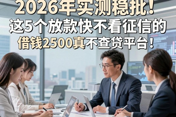 2026年实测稳批!这5个放款快不看征信的正规借贷平台,借钱2500真不查征信