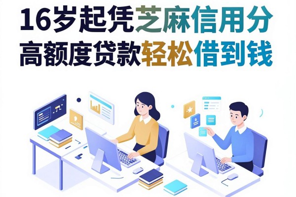 16岁起凭芝麻信用分高额度贷款,这5个软件让你轻松借到钱