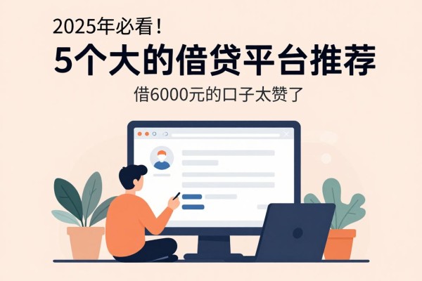 2025年必看！5个大的借贷平台推荐，借6000元的口子太赞了