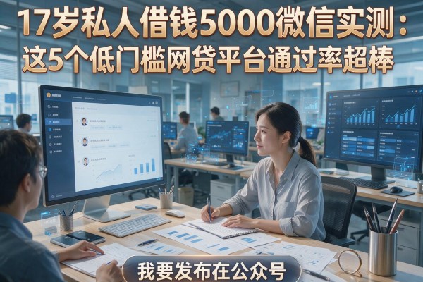 17岁私人借钱5000微信实测：这5个低门槛网贷平台通过率超棒