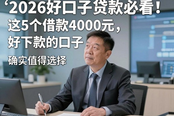 2026好口子贷款必看!这5个借款4000元好下款的口子,确实值得选择