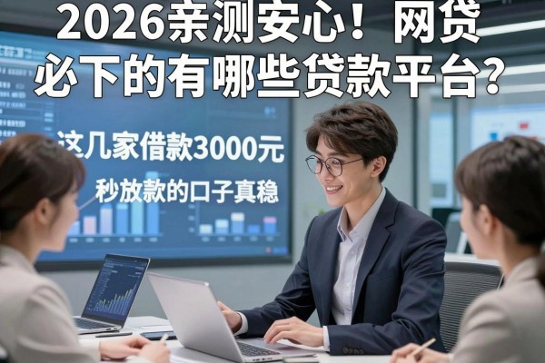 2026亲测安心!网贷必下的有哪些贷款平台?这几家借款3000元秒放款的口子真稳