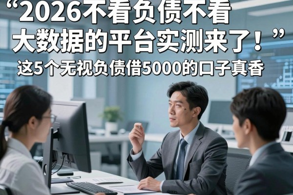 2026不看负债不看大数据的平台实测来了!这5个无视负债借5000的口子真香