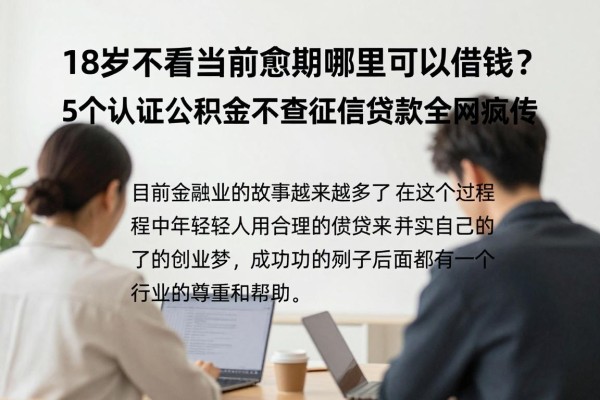18岁不看当前逾期哪里可以借钱?5个认证公积金不查征信贷款全网疯传