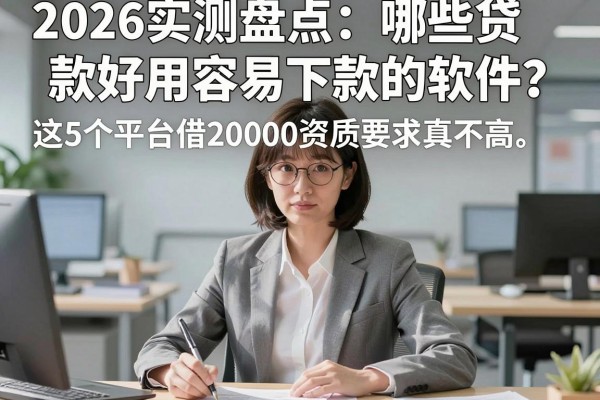 2026实测盘点：哪些贷款好用容易下款的软件？这5个平台借20000资质要求真不高！