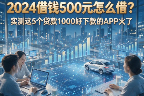 2024借钱500元怎么借？实测这5个贷款1000好下款的APP火了