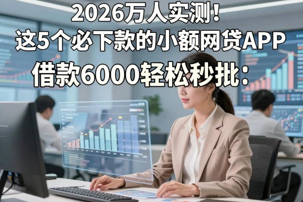 2026万人实测!这5个必下款的小额网贷APP,借款6000轻松秒批
