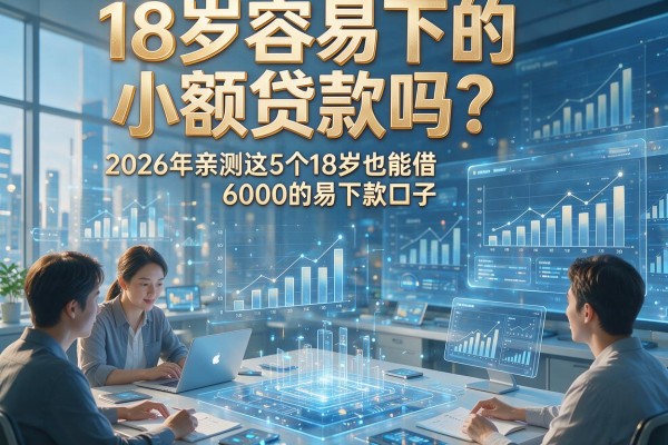 18岁容易下的小额贷款吗？2026年亲测这5个18岁也能借6000的易下款口子