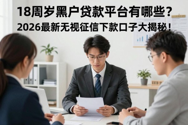18周岁黑户贷款平台有哪些？2026最新无视征信下款口子大揭秘！