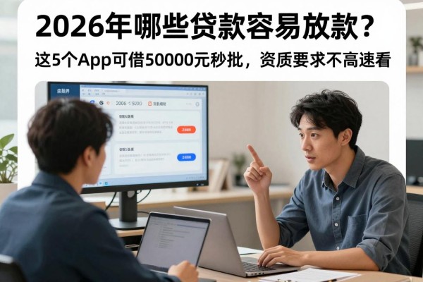 2026年哪些贷款容易放款?这5个App可借50000元秒批,资质要求不高速看