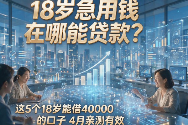 18岁急用钱在哪能贷款？这5个18岁能借4000的口子4月亲测有效