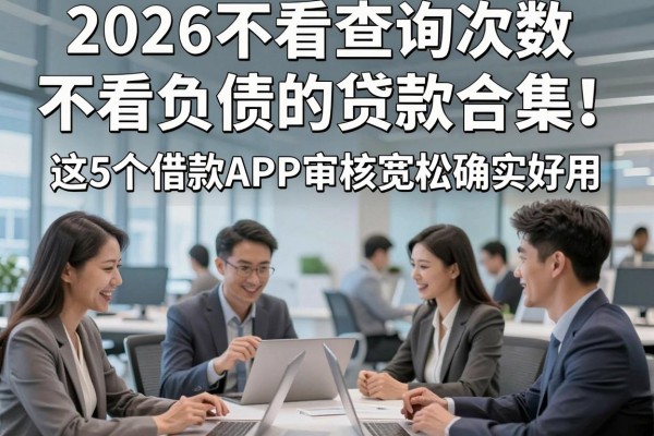 2026不看查询次数不看负债的贷款合集！这5个借款APP审核宽松确实好用