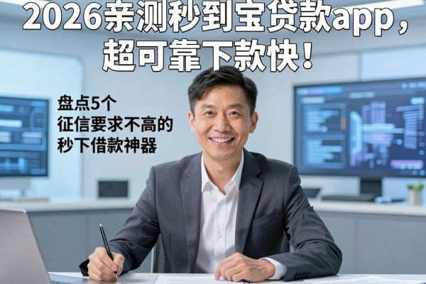 2026亲测秒到宝贷款app,超可靠下款快!盘点5个征信要求不高的秒下借款神器