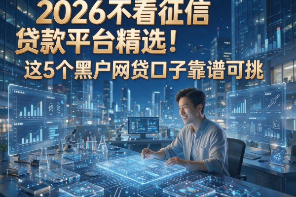 2026不看征信贷款平台精选！这5个黑户网贷口子靠谱可挑