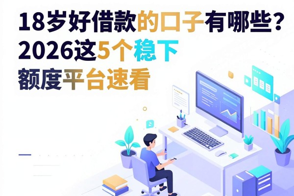 18岁好借款的口子有哪些?2026这5个稳下额度平台速看