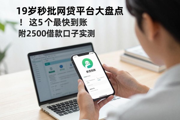 19岁秒批网贷平台大盘点!这5个最快到账,附2500借款口子实测