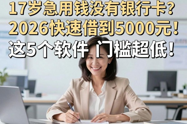 17岁急用钱没有银行卡?2026快速借到5000元这5个软件门槛超低