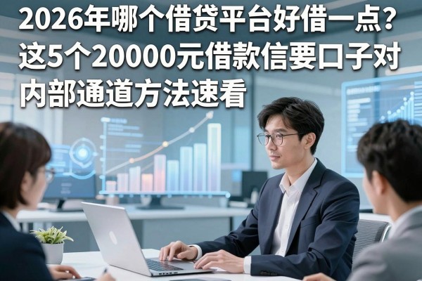 2026年哪个借贷平台好借一点?这5个20000元借款口子对征信要求不高,内部通道方法速看!
