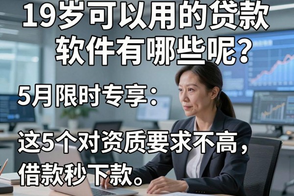 19岁可以用的贷款软件有哪些呢?5月限时专享,这5个对资质要求不高、借款秒下款!