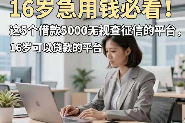 16岁急用钱必看!这5个借款5000无视查征信的平台,16岁可以贷款的平台有哪些?