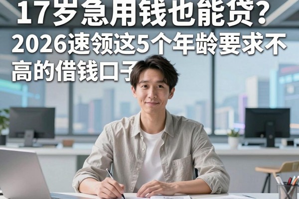 17岁急用钱也能贷?2026速领这5个年龄要求不高的借钱口子