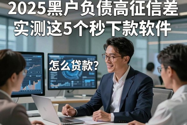 2025黑户负债高征信差怎么贷款？实测这5个秒下款软件！