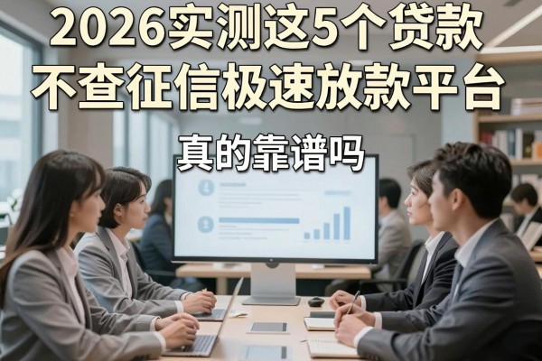 2026实测这5个贷款不查征信极速放款平台,真的靠谱吗