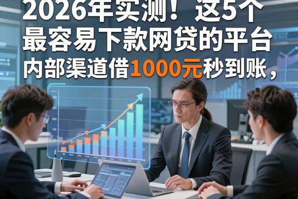 2026年实测!这5个最容易下款网贷的平台,内部渠道借1000元秒到账!