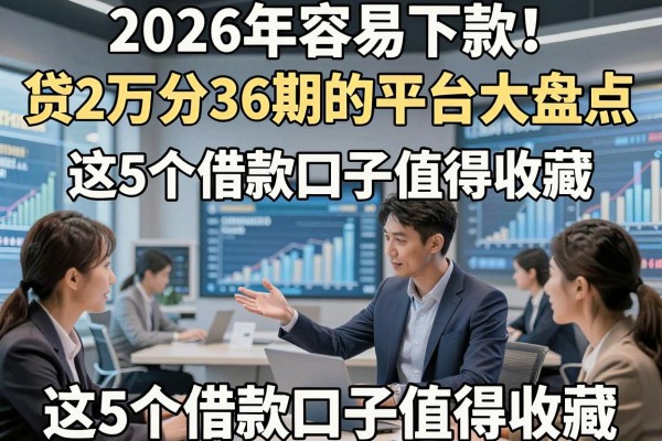 2026年容易下款!贷2万分36期的平台大盘点,这5个借款口子值得收藏!