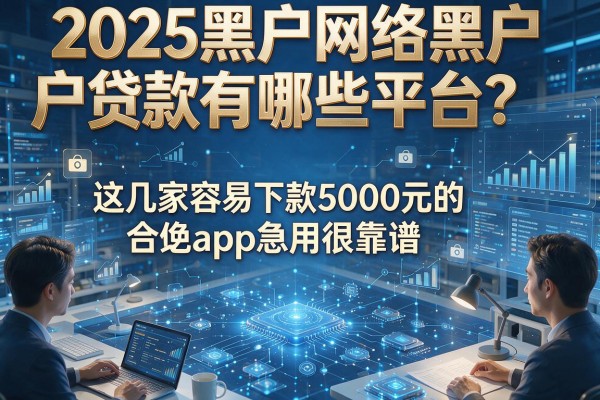 2025黑户网络黑户贷款有哪些平台？这几家容易下款5000元的合规app急用很靠谱