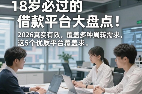 18岁必过的借款平台大盘点!2026真实有效,这5个优质平台覆盖多种周转需求