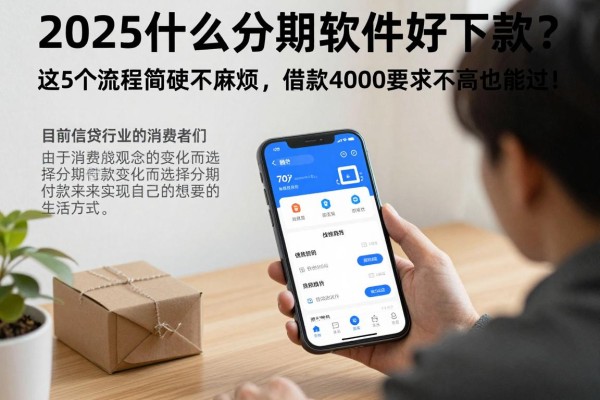 2025什么分期软件好下款?这5个流程简便不麻烦,借款4000要求不高也能过!