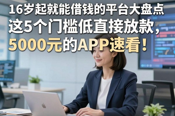 16岁起就能借钱的平台大盘点，这5个门槛低直接放款5000元的APP速看