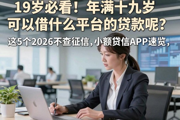 19岁必看！年满十九岁可以借什么平台的贷款呢？这5个2026不查征信小额贷款APP速览