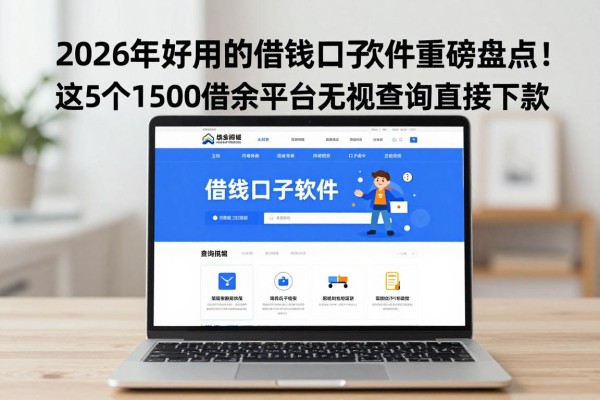 2026年好用的借钱口子软件重磅盘点！这5个1500借款平台无视查询直接下款