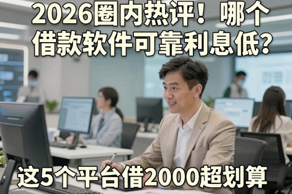 2026圈内热评!哪个借款软件可靠利息低?这5个平台借2000超划算