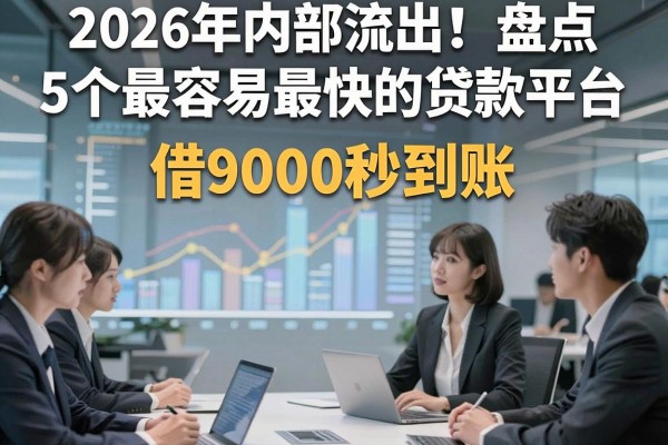 2026年内部流出!盘点5个最容易最快的贷款平台,借9000秒到账