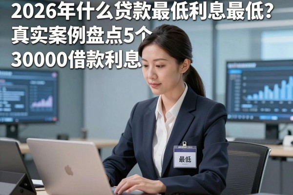 2026年什么贷款最低利息最低?真实案例盘点5个30000借款利息最低的口子