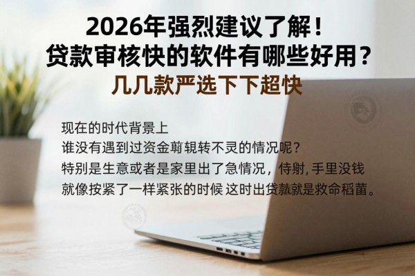 2026年强烈建议了解！贷款审核快的软件有哪些好用？这几款严选下款超快