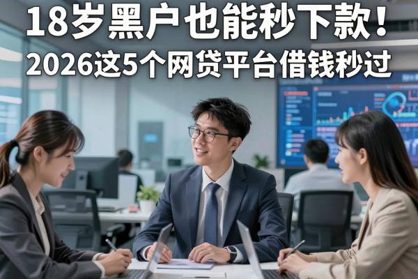 18岁黑户也能秒下款!2026这5个网贷平台借钱秒过