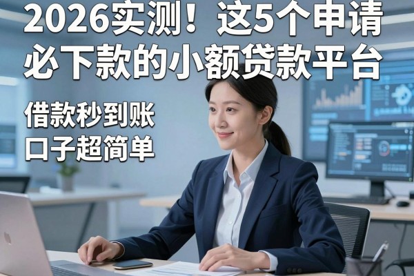 2026实测！这5个申请必下款的小额贷款平台，借款秒到账、口子超简单