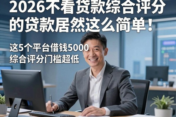 2026不看贷款综合评分的贷款居然这么简单!这5个平台借钱5000综合评分门槛超低